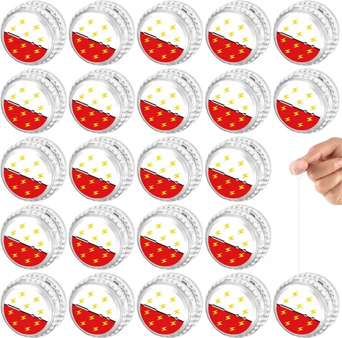 Miniatura 9 de 24 Pack de bolas de yoyó con luces LED temáticas de autos de carreras para fiestas, regalos de regreso a clases, juguetes de yoyó con luces LED al