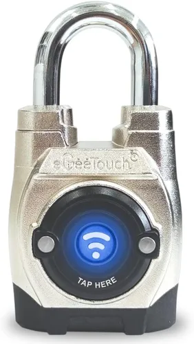 Miniatura 4 de 5ª generación - Candado inteligente para exteriores – (grillete corto único) Bluetooth sin llave y bloqueo NFC, seguridad duradera a la intemperie