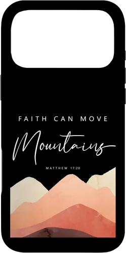 Miniatura 22 de iPhone 12/12 Pro Faith Can Move Mountains - Funda cristiana inspiradora Mateo 17 20