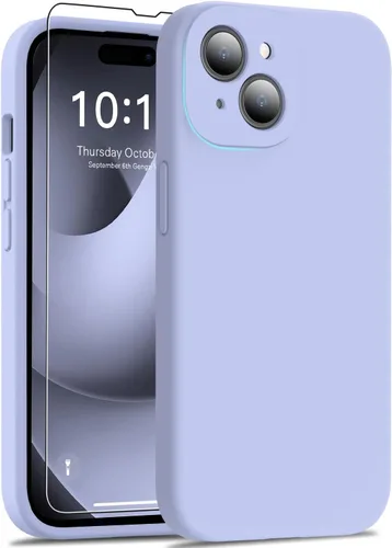 Miniatura 102 de DEENAKIN Funda de silicona compatible con iPhone 12 con protector de pantalla, mejora la protección de la cámara, funda protectora suave y flexible