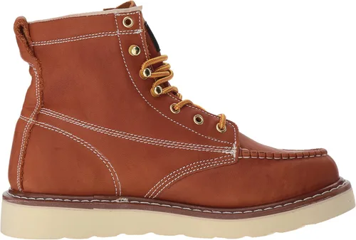 Miniatura 6 de Ad Tec Botas de trabajo para granjeros ligeras sin barro de 6 pulgadas para hombre, resistentes con puntera tipo mocasín, transpirables, con forro