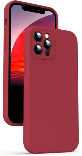 Miniatura 56 de Supdeal Funda de silicona líquida para iPhone 12 Pro Max, [protección de cámara] [antihuellas dactilares] [carga inalámbrica] Funda protectora de 4