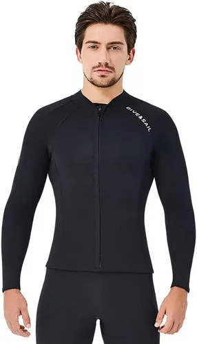 Miniatura 2 de Traje de neopreno de dos piezas de neopreno de 0.079 pulgadas, traje de buceo para hombres y mujeres, buceo