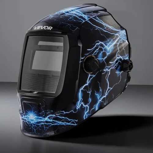 Miniatura 8 de VEVOR Casco de Soldadura de Oscurecimiento Automático, 3.66" x 1.69" Capucha de Soldadura de Color Verdadero, Máscara de Soldador con Energía Solar