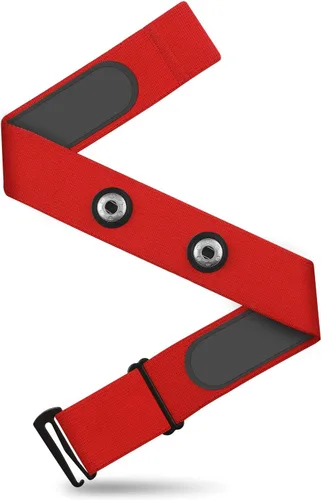 COOSPO Correa de repuesto para monitor de frecuencia cardíaca, correa suave compatible con Wahoo Tickr/Polar H7/Garmin HRM-Dual/moofit/XOSS/Power