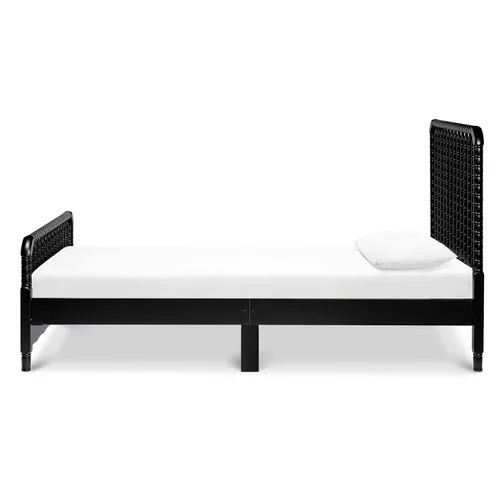 Miniatura 8 de Davinci Jenny Lind - Cama individual con postes de husillo de madera en ébano - Listones de soporte de colchón incluidos
