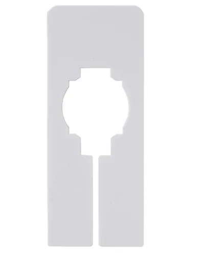Miniatura 3 de NAHANCO QSDWBLANK50, Divisores rectangulares blancos de tamaño de ropa, en blanco, kit de 50