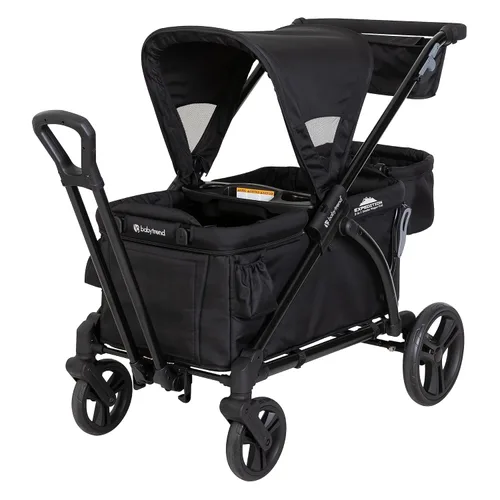 Baby Trend Expedition Cochecito Vagón 2 en 1 Plus, Ultra Black Ultra negro