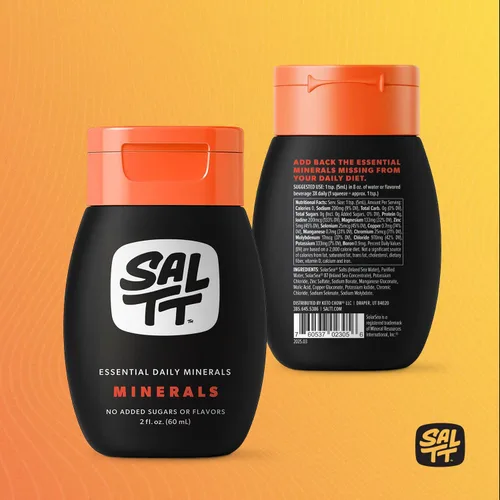 Miniatura 9 de SALTT - Minerales (2 oz) - Gotas de Minerales Traza - Sodio, Potasio, Magnesio, Zinc, Cobre - Ultra Bajo en Carbohidratos - Cero Azúcar, Vegano, Sin