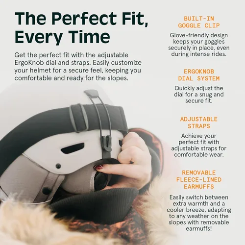 Miniatura 5 de Retrospec Zephyr - Casco de esquí – Casco de snowboard para adultos y jóvenes con ajuste ajustable, 9 rejillas de ventilación transpirables, Oilva
