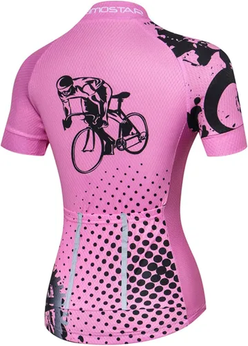 Miniatura 2 de PSPORT Camisas de ciclismo de manga corta para mujer reflexivo