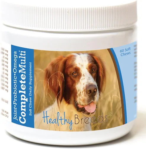 Miniatura 88 de Healthy Breeds Pug todo en uno multivitamínico suave masticable 60