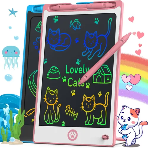 Miniatura 11 de Hockvill Tableta de escritura LCD para niños de 8.8 pulgadas, juguetes para niñas y niños, almohadilla de dibujo para niños de 3, 4, 5, 6, 7 años