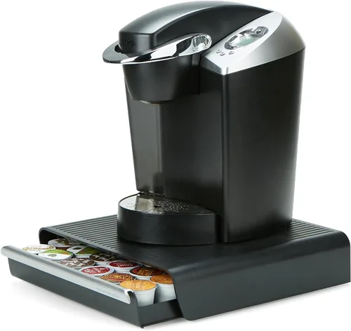 Miniatura 5 de Mind Reader "Hero único Serve monodosis de café cajón de almacenamiento, Holds 36 K-Cup, 42 CBTL/Verismo/ Dolce Gusto, Negro