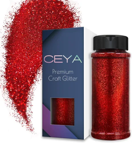 Miniatura 34 de Ceya 110g/ 3.8oz Polvo de Purpurina Holográfica Ultra Fina Láser Verde 1/128” 0.008” 0.2mm para Slime, Resina Epoxy, Manualidades, Vaso, Joyería
