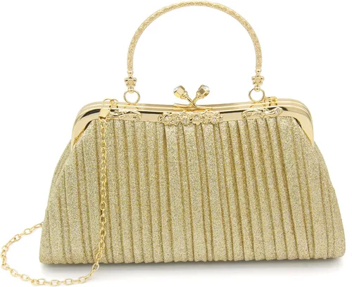 Miniatura 8 de Bolso de mano para mujer, bolso de noche brillante para fiesta, baile, boda, formal