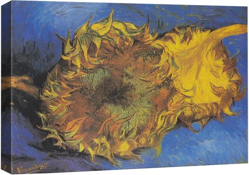 Miniatura 29 de Van Gogh - Lienzo con diseño giclée de olivos con cielo amarillo y sol, arte de pared de galería, estirado y enmarcado, listo para colgar, 24 x 36
