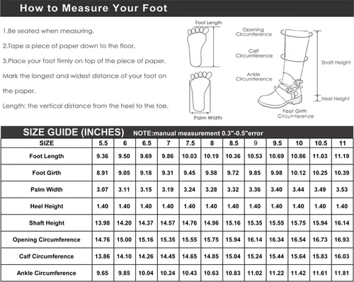 Miniatura 7 de GLOBALWIN Botas altas hasta la rodilla para mujer, botas de equitación cómodas para mujer, tacón bajo