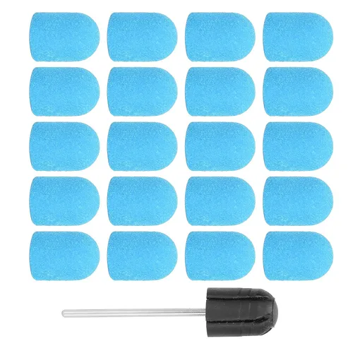 Brocas de taladro de uñas, banda de lijado de uñas, broca para manicura, pedicura, pulido de uñas, rebabas, uso en salón de belleza, juego de lijado