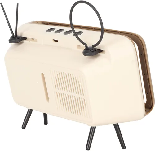 Miniatura 8 de ZJchao Soporte de teléfono retro para TV, estilo TV, soporte de teléfono retro para arañazos, decorativo, soporte para teléfono móvil de escritorio