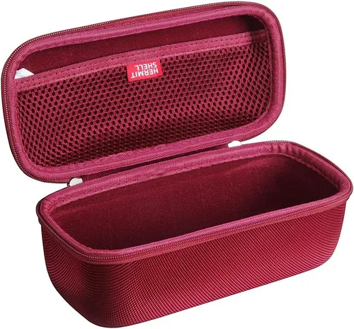 Miniatura 3 de Hermitshell Estuche rígido de viaje para ortizan altavoz Bluetooth portátil IPX7 impermeable altavoz inalámbrico (rojo vino)