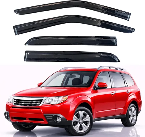 Miniatura 154 de KPY Visor de ventana compatible con Hyundai Tucson 2021-2025, 4 piezas de deflector de ventilación para ventana lateral, estilo Mugen, protector