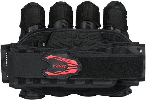 Miniatura 3 de HK Army Zero G 2.0 - Arnés de paintball (4+3 cápsulas), color negro y rojo