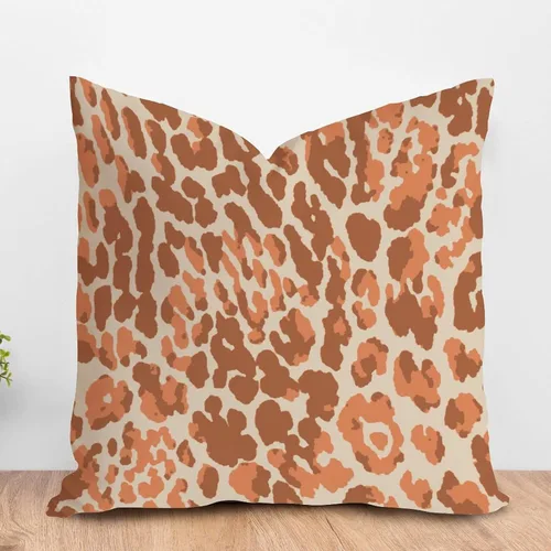 Miniatura 57 de ArogGeld Funda de almohada para sofá, guepardo y leopardo, estampado de leopardo, funda de cojín decorativa de granja para sala de estar