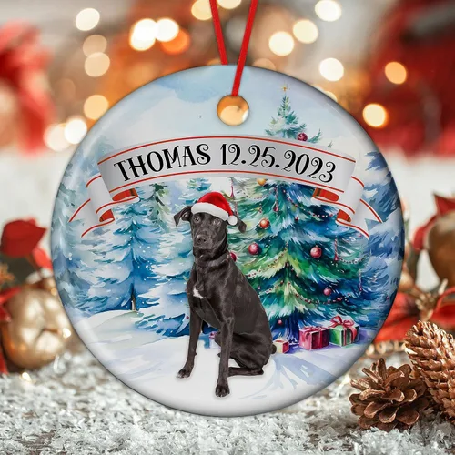 Prezzy Adornos personalizados de Aussiedor para decoración de árbol de Navidad, regalo de recuerdo para amantes de las mascotas, dueños de animales,
