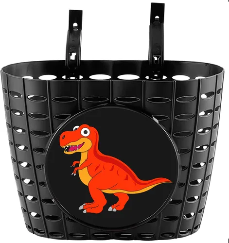 Miniatura 13 de Boys Bike Basket, Cute Bicycle Basket for Kids, Toddlers, Plastic Front Handlebar Basket for Scooter, Tricycle