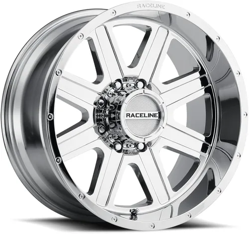 Miniatura 9 de Ruedas Raceline 940M HOSTAGE Negras Con Acabado Mecanizado 16X8" 5X114.3 Patrón de Pernos 0mm Desplazamiento/(4.5"E/S) 8 Radios Aluminio Ruedas