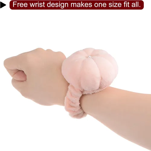 Miniatura 5 de HARFINGTON Alfiler de muñeca para agujas de coser, soporte de aguja con correa elástica ajustable que se adapta a todos los tamaños de muñeca