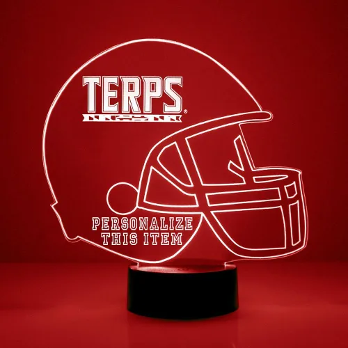 Miniatura 36 de Lámpara nocturna con señal LED personalizada de casco de fútbol de la Universidad de Alabama Crimson Tide con nombre o imagen personalizada