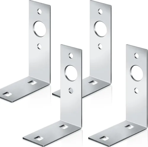 Miniatura 9 de Dunzy 2 soportes de luz de remolque galvanizados para montaje en forma de L, soporte de luz trasera para barcos, accesorios de piezas de remolque