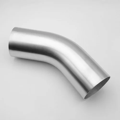 Miniatura 7 de AC PERFORMANCE Codo de aluminio de 45 grados de 1.75 pulgadas (45 mm) OD, tubo de aire de entrada para intercooler, 1.5D de radio, acabado cepillado