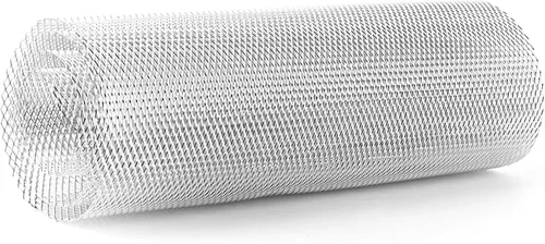 Miniatura 7 de Malla para parrilla de coche, 39.4 x 13.0 in de aleación de aluminio de color plateado, malla de 0.236 x 0.118 in, malla universal para parachoques