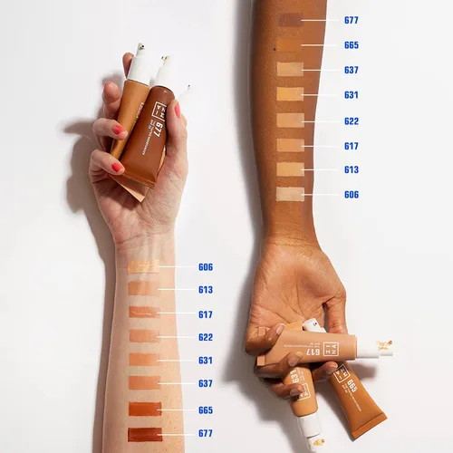 Miniatura 2 de 3INA The Tinted Moisturizer SPF 30 - Hidratante facial teñido para mujeres con ácido hialurónico - Base de cobertura ligera a media - 613 - 1.01 oz