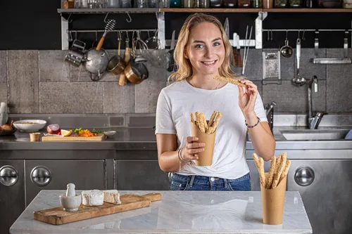 Miniatura 6 de Envase de cartón PacknWood para burritos o papas fritas (varios tamaños y colores), Kraft marrón, 1200