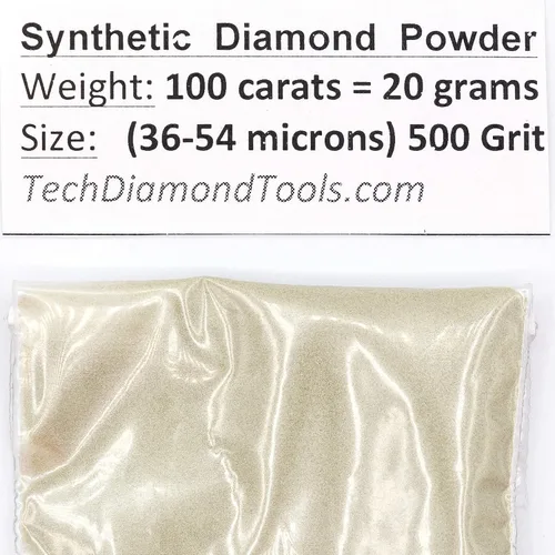 Miniatura 33 de TechDiamondTools Polvo de diamante para pulir vidrio, cuarzo, mármol, piedra, piedra, parabrisas, travertino, grano 14,000, grano 14,000, 0-1