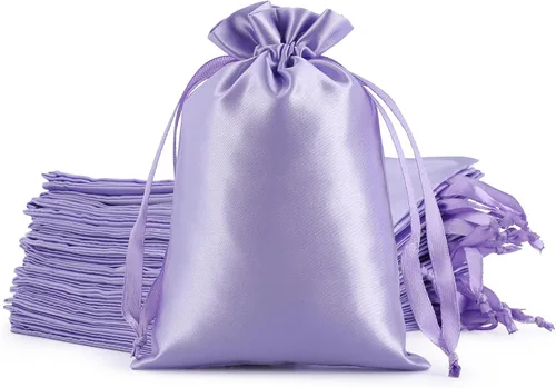Miniatura 27 de Bolsas de regalo pequeñas de satén negro, 30 unidades de 3 x 4 con cordón, para aula de niños, boda, cumpleaños, graduación, recuerdos de fiesta