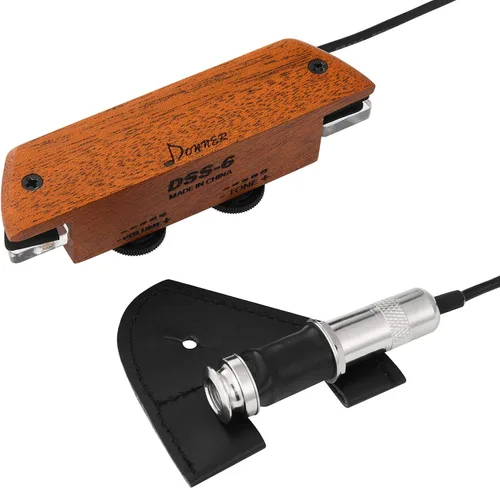 Miniatura 9 de Pastilla de guitarra acústica Donner, pastillas de guitarra Sound Seeker Transductor de sonido puro para violonchelo, banjo, ukelele, mandolina