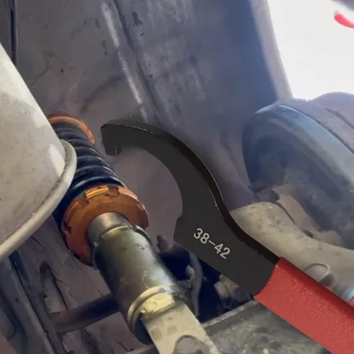 Miniatura 5 de Juego de 9 Piezas de Llaves Spanner para Coilover, Llave de Amortiguador Ajustable Spanners Universales de Acero al Carbono para la Mayoría de Azul