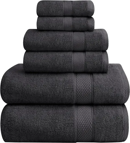 Miniatura 23 de Oakias Toallas de baño beige de alta calidad, paquete de 2, 27 x 54 pulgadas, altamente absorbentes, toallas de baño de lujo de 21.16 oz/m²