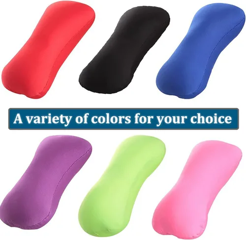 Miniatura 6 de Almohada de cuello de microcuentas para apretar, almohada para reposacabezas de hueso y soporte cervical, cojín cómodo y suave de tubo universal