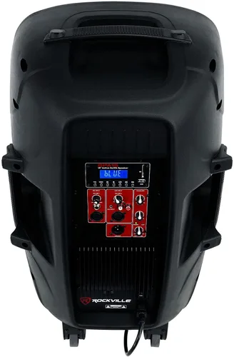Miniatura 8 de Rockville Paquete BPA15: (2) altavoces PA de DJ de 15 pulgadas y 800 W con Bluetooth, (2) bolsas de transporte acolchadas TB15 V2 para altavoces