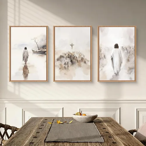 Miniatura 7 de Lienzo decorativo abstracto grande con marco naranja quemado, decoración de pared azul neutro y negro, arte moderno con pinceladas, impresión