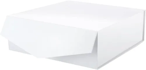 Miniatura 8 de Caja de regalo extragrande con tapas, de 17 x 14.5 x 5.5 pulgadas, caja de propuesta de padrino de boda negra con cierre magnético para todas