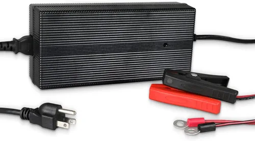 Miniatura 6 de Renogy Cargador de batería de litio de 12 V y 20 A, cargador inteligente impermeable IP67 con conector Anderson y activación BMS para LiFePO4