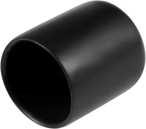 uxcell 25 tapas de goma de 0.787 in de vinilo de identificación redonda tapa tapa de rosca de tornillo protectores negro