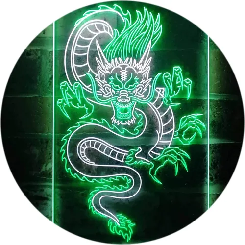Miniatura 19 de Cartel de neón ADVPRO LED con dragón chino, letrero de neón LED de color dual st6-i3225